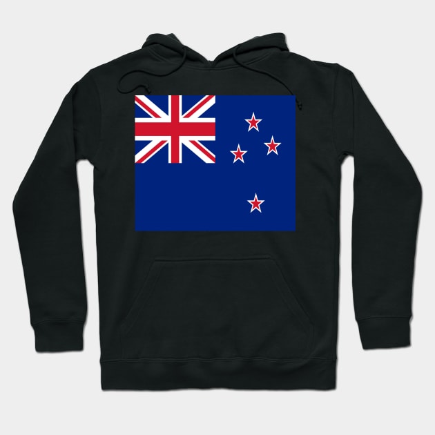 New Zealand flag Hoodie by flag for all
